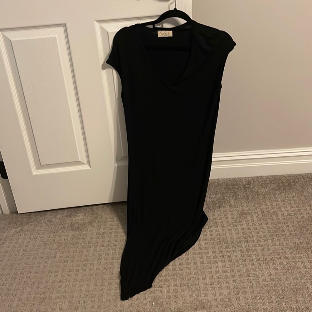 Sofia black dress, one size fits all